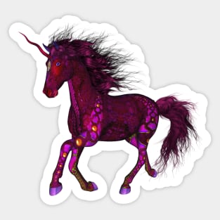 Wonderful unicorn in the sky Sticker